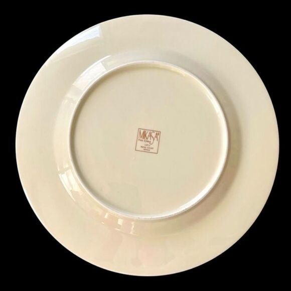 Vintage Mikasa Japan Fine China Regal Court Gold Lattice 12” Round Chop Platter - Picture 12 of 15